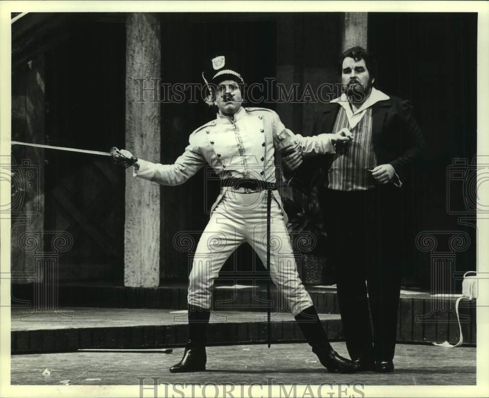 1983 Scene from "The Barber of Seville" - Houston Grand Opera - Historic Images