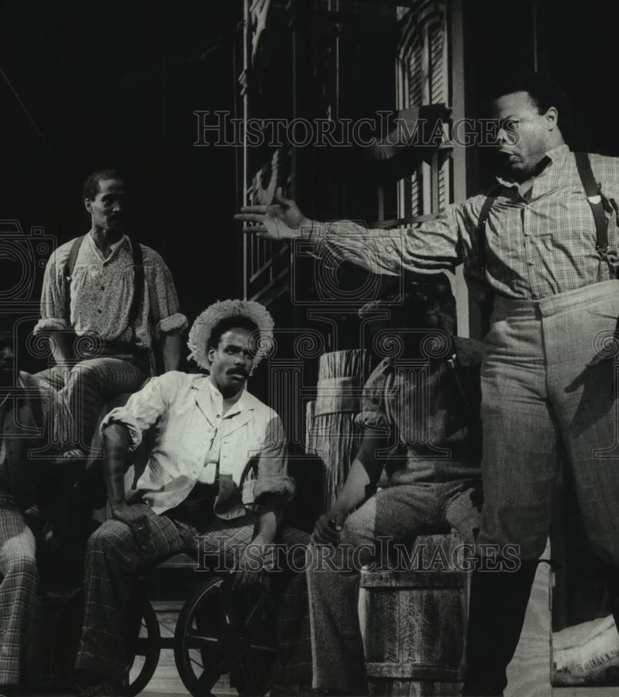 1982 Press Photo Donnie Ray Albert and others in Houston Grand Opera&#39;s Showboat - Historic Images