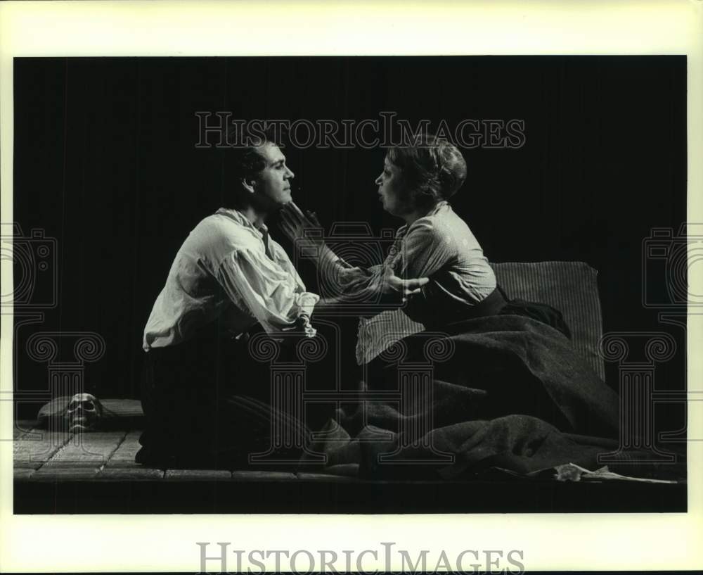 1981 Press Photo Scene from "La Boheme" - Houston Grand Opera Light Opera Series - Historic Images