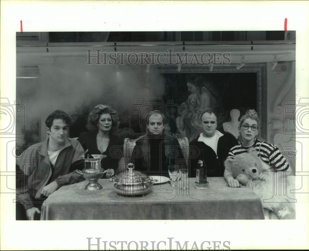 1994 Press Photo Cast of &quot;Tartuffe&quot; by Nina Vance Alley Theater, Houston - Historic Images