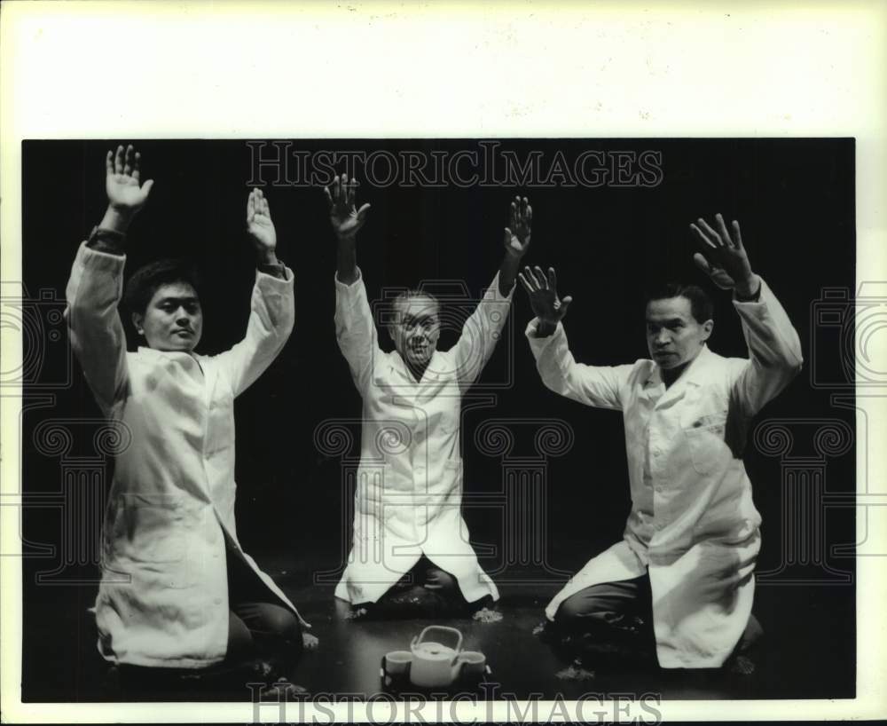 1988 Press Photo  Houston&#39;s Alley Theatre presents-A Class &quot;C&quot; Trial in Yokohama - Historic Images