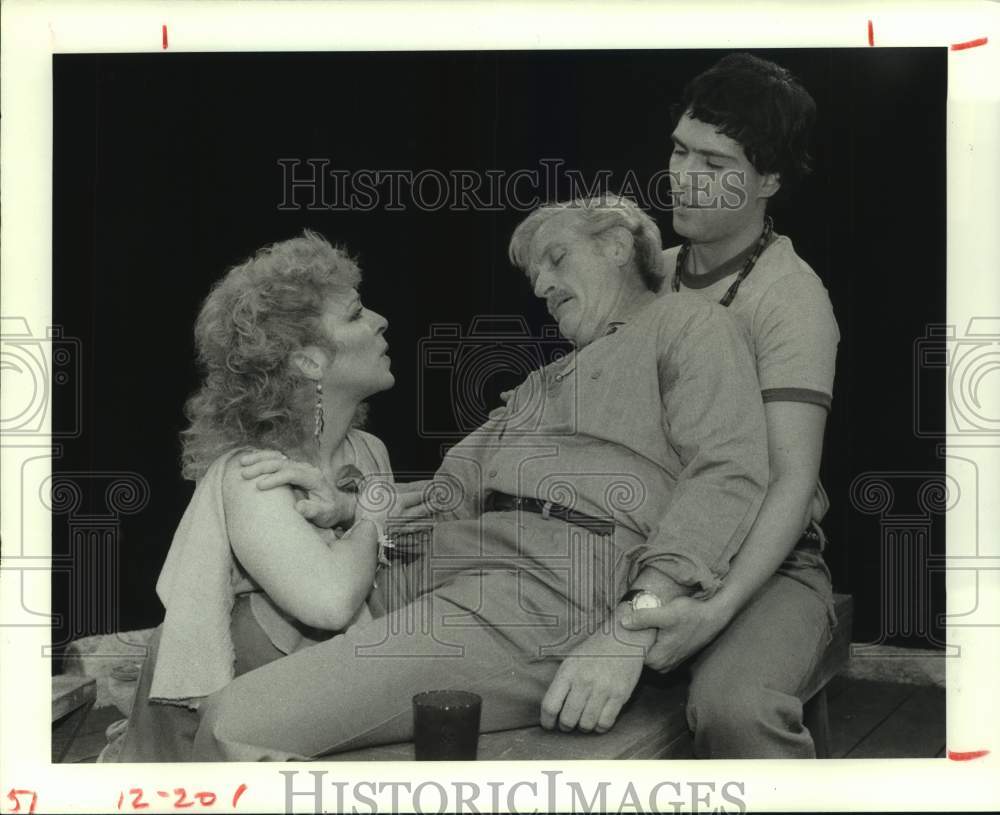 1988 Press Photo Scene from Angels Fall at the Nina Vance Alley Theater, Houston - Historic Images