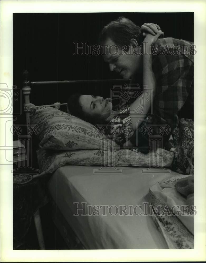 1988 Press Photo "Frankie & Johnny in the Claie de Lune" - Alley Theater, Texas - Historic Images