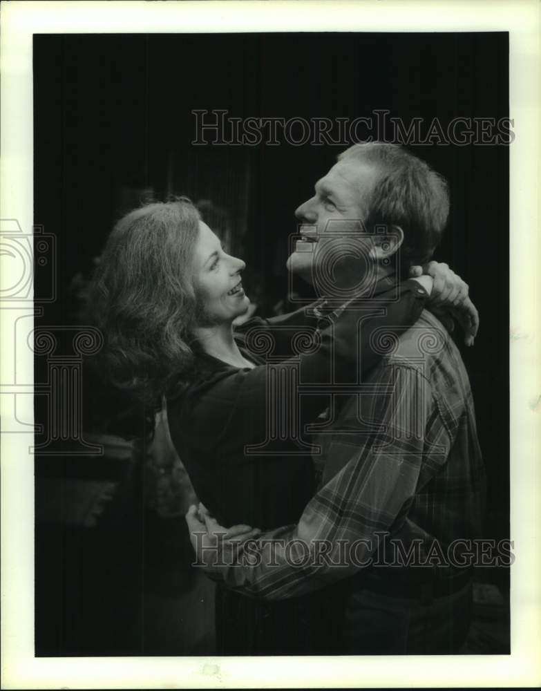 1988 Press Photo Alley Theater's "Frankie & Johnny in the Clair de Lune" - Texas - Historic Images