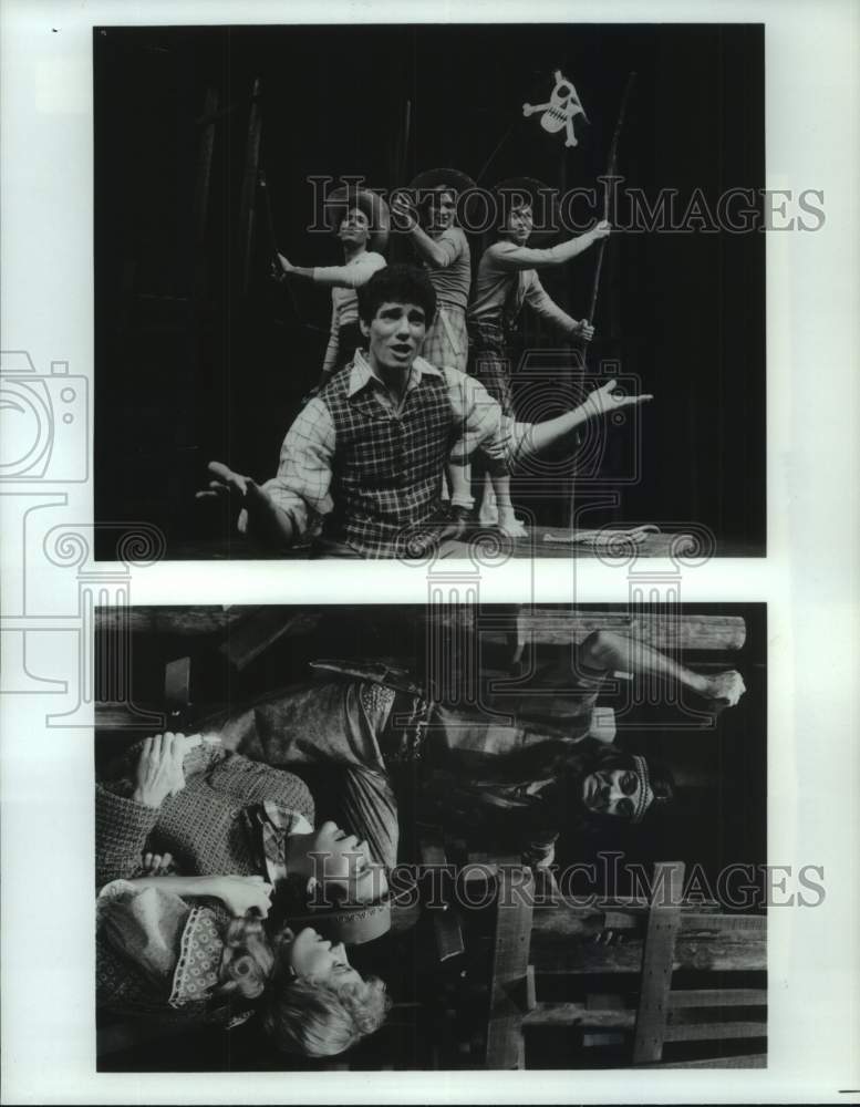 1987 Press Photo Scenes from &quot;Tom Sawyer&quot; by Alley Theater in Houston - Historic Images