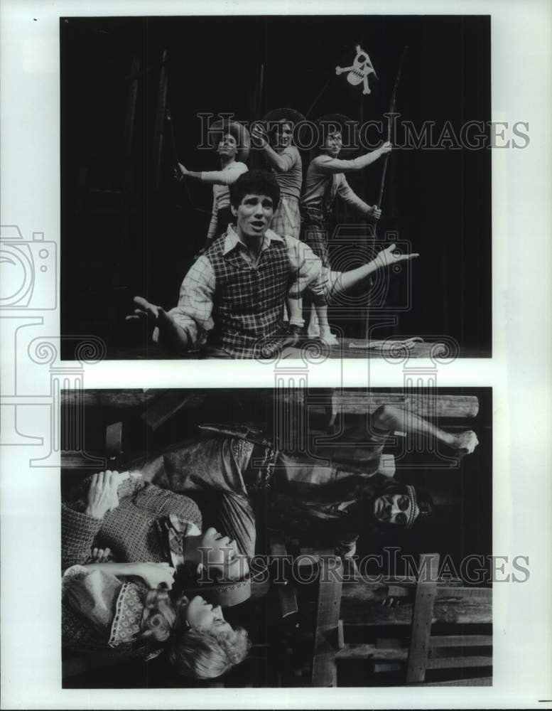 1987 Press Photo Scenes from "Tom Sawyer" by Alley Theater in Houston - Historic Images