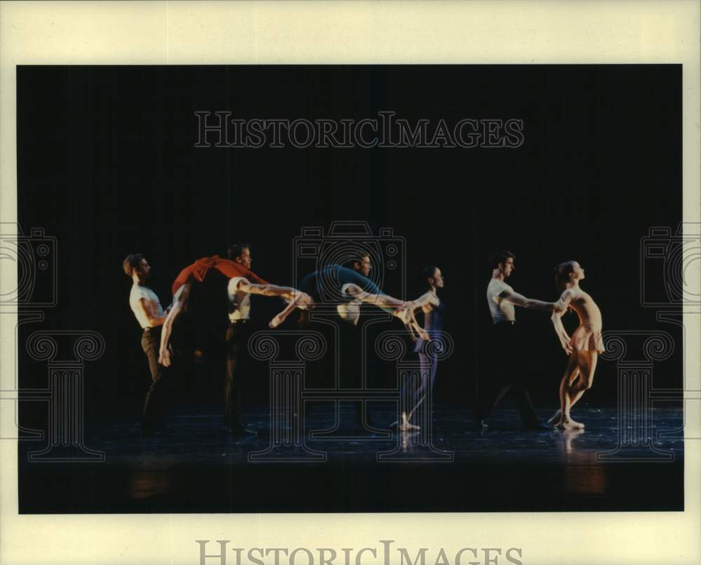 1994 Press Photo Ballet Dancers in The Waltz Project  at the Houston Ballet - Historic Images