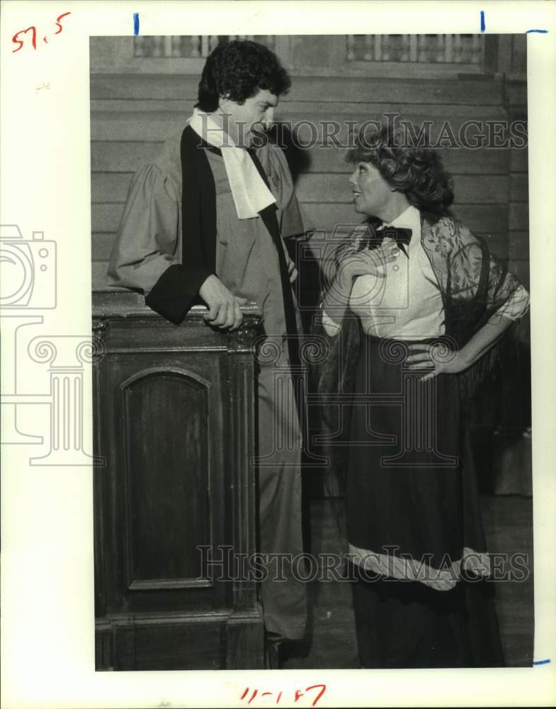 1983 Press Photo Scene from &quot;Can-Can&quot; production - TUTS- Houston - Historic Images