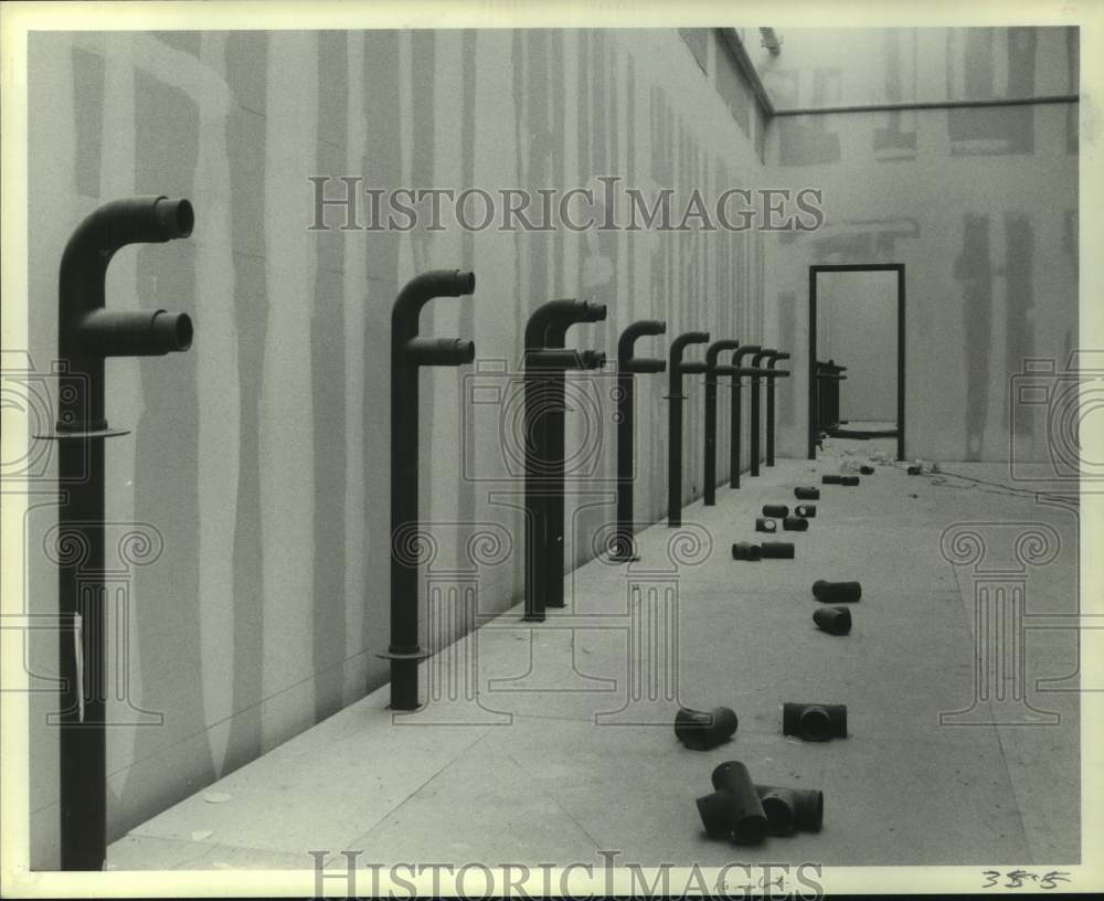 1984 Press Photo Interior View of the Houston Ballet Studio - Historic Images