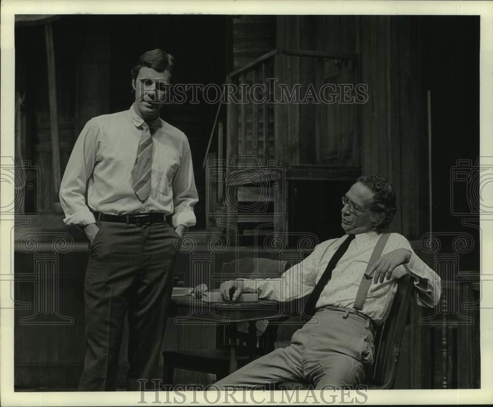 1973 Press Photo Scene from Inherit the Wind at Alley Theatre, Houston - Historic Images