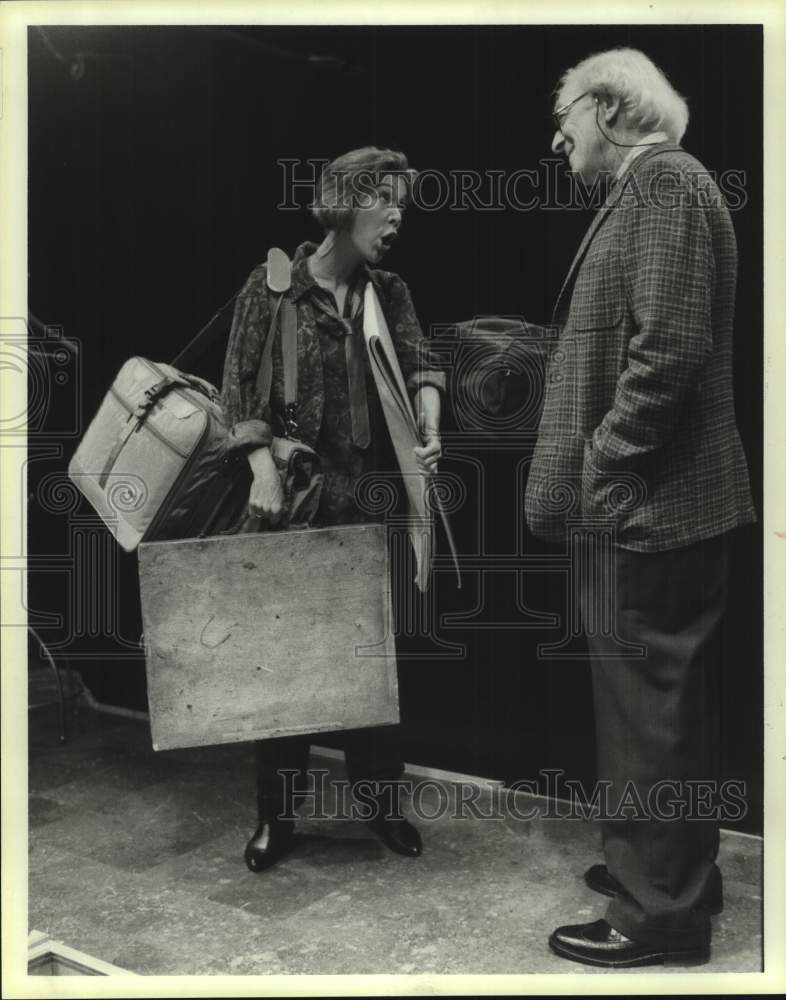 1985 Press Photo Scene from "Painting Churches" - Alley Theater in Houston - Historic Images