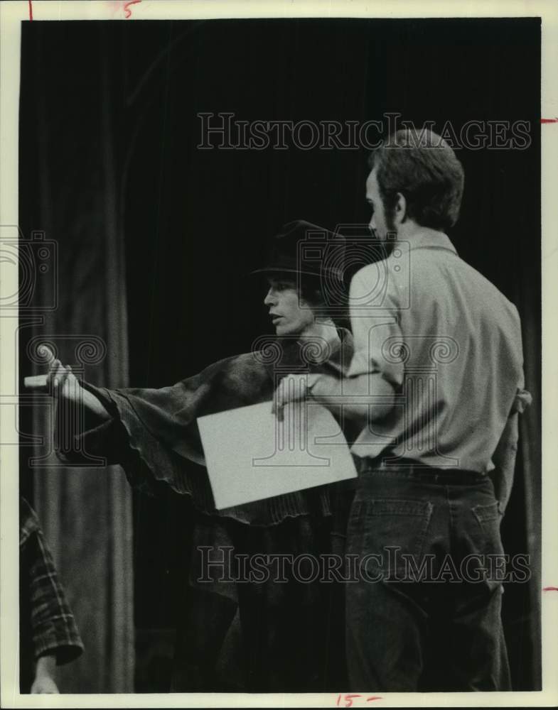 1978 Press Photo Houston Ballet rehearsal of "The Lady and the Fool" - Historic Images