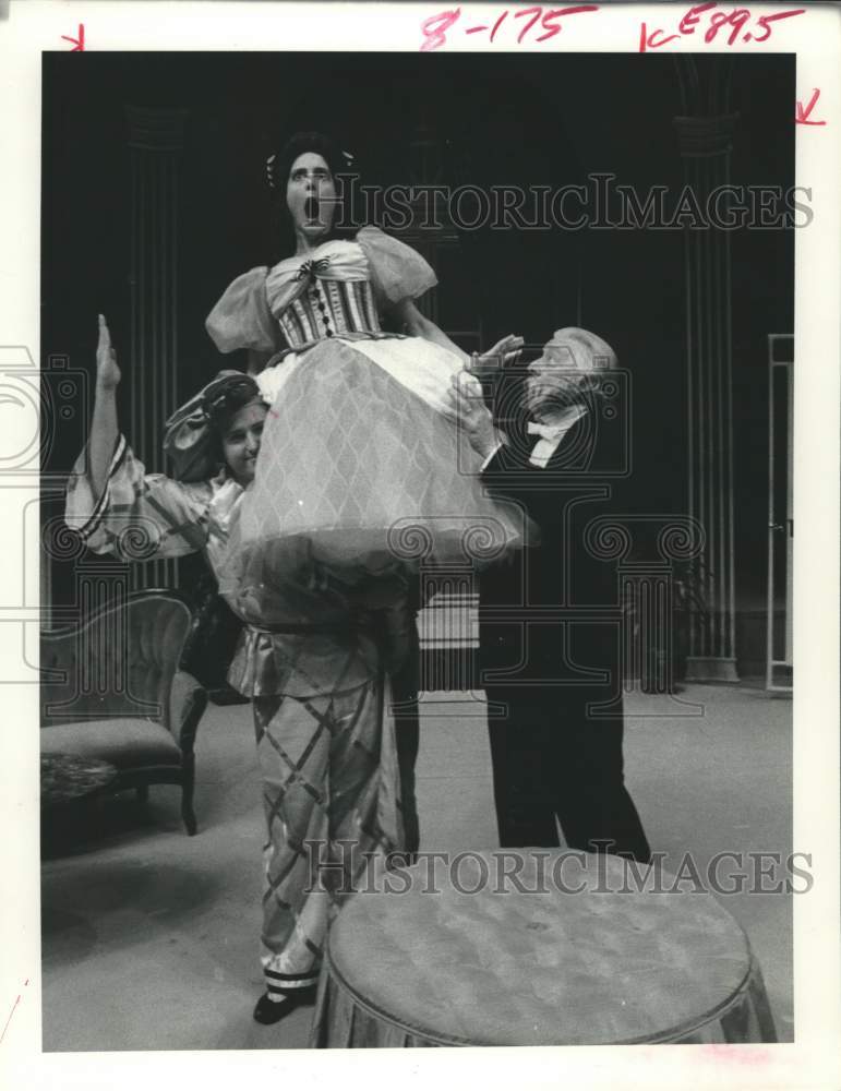 1977 Cast of You Never Can Tell Perform at Alley Theater in Houston - Historic Images