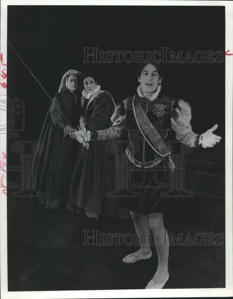 1977 Actors in Scene From "Mary Stuart" at Alley Theater, Houston - Historic Images