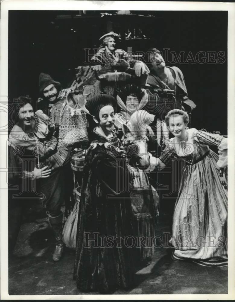 1978 Press Photo Cast from "Root of the Maudralee" at Houston's Alley Theater - Historic Images