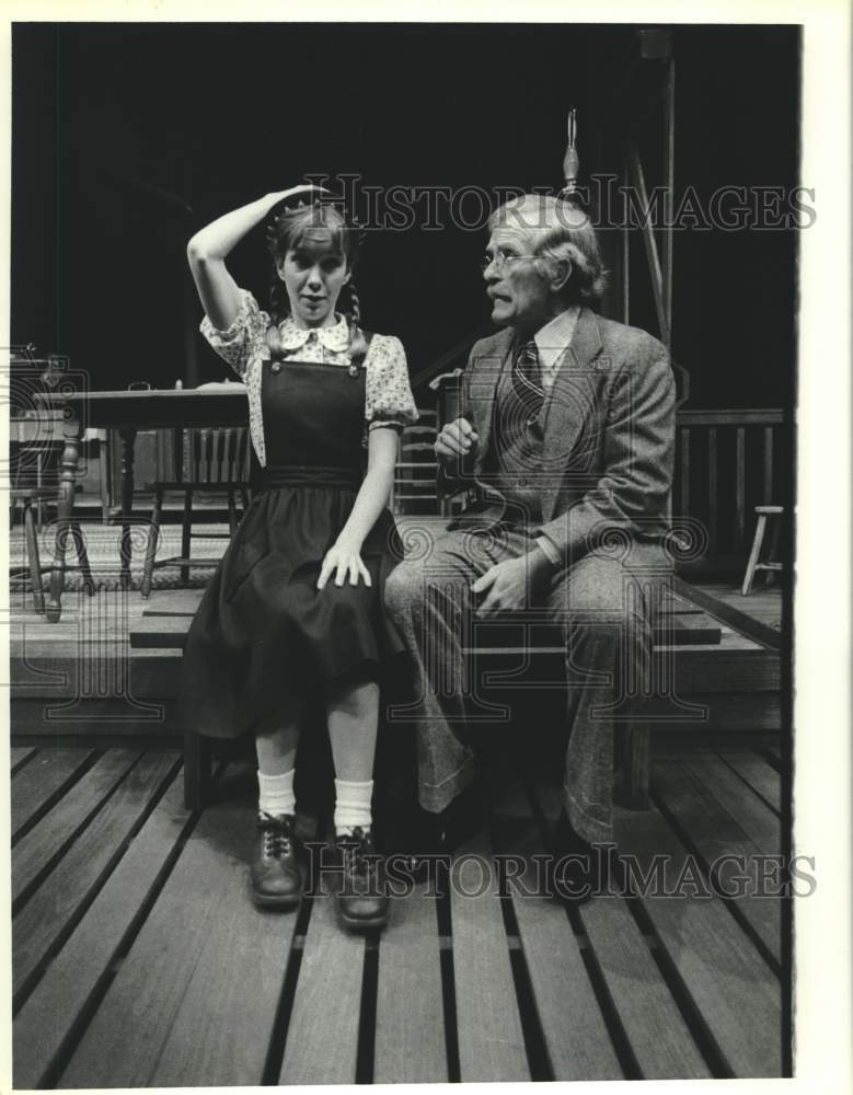 1979 Press Patti Slover, Robert Symonds in a production-Alley Theater, Houston - Historic Images