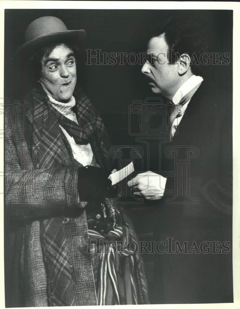 1984 Press Photo Scene from "Elephant Man" at Alley Theater in Houston - Historic Images
