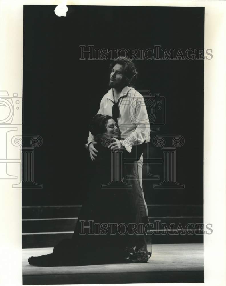 1978 Press Photo Scene from "Tosca" - Houston Grand Opera performance - Historic Images