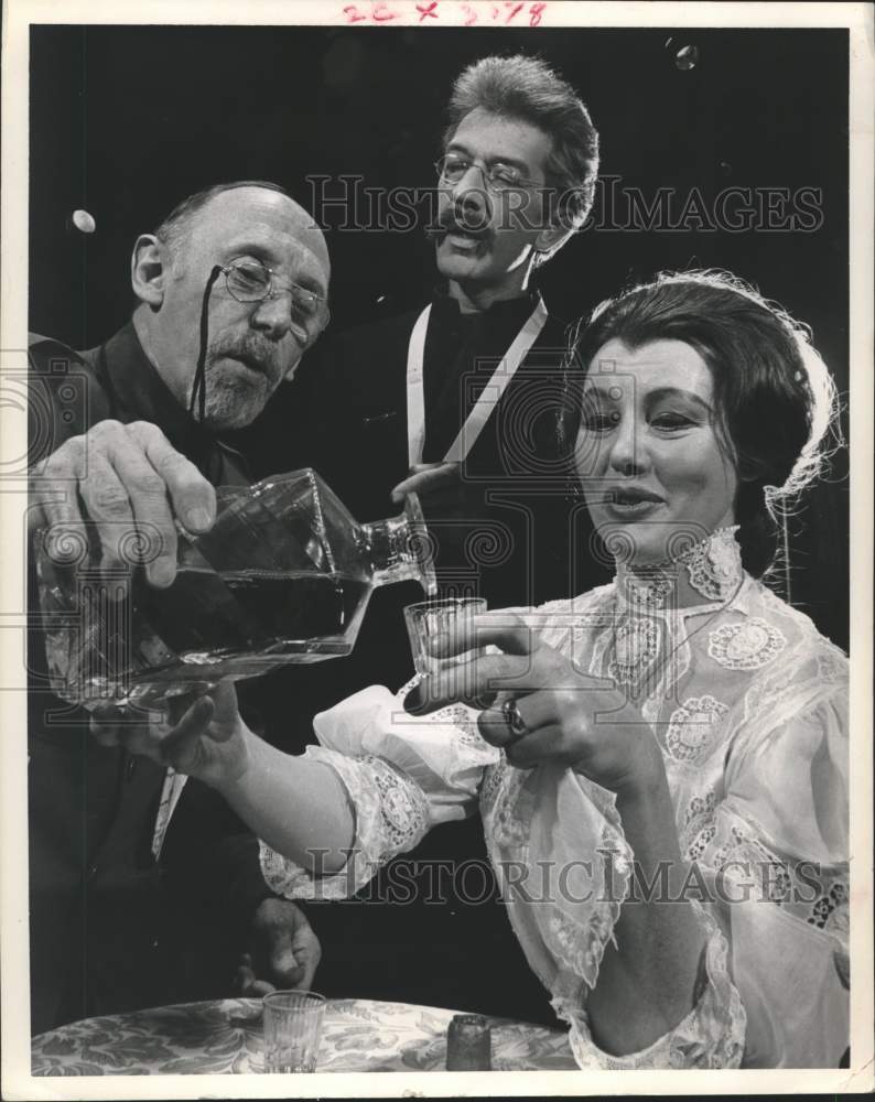 1964 Press Photo Chekhov's "Three Sisters" at Alley Theater in Houston - Historic Images