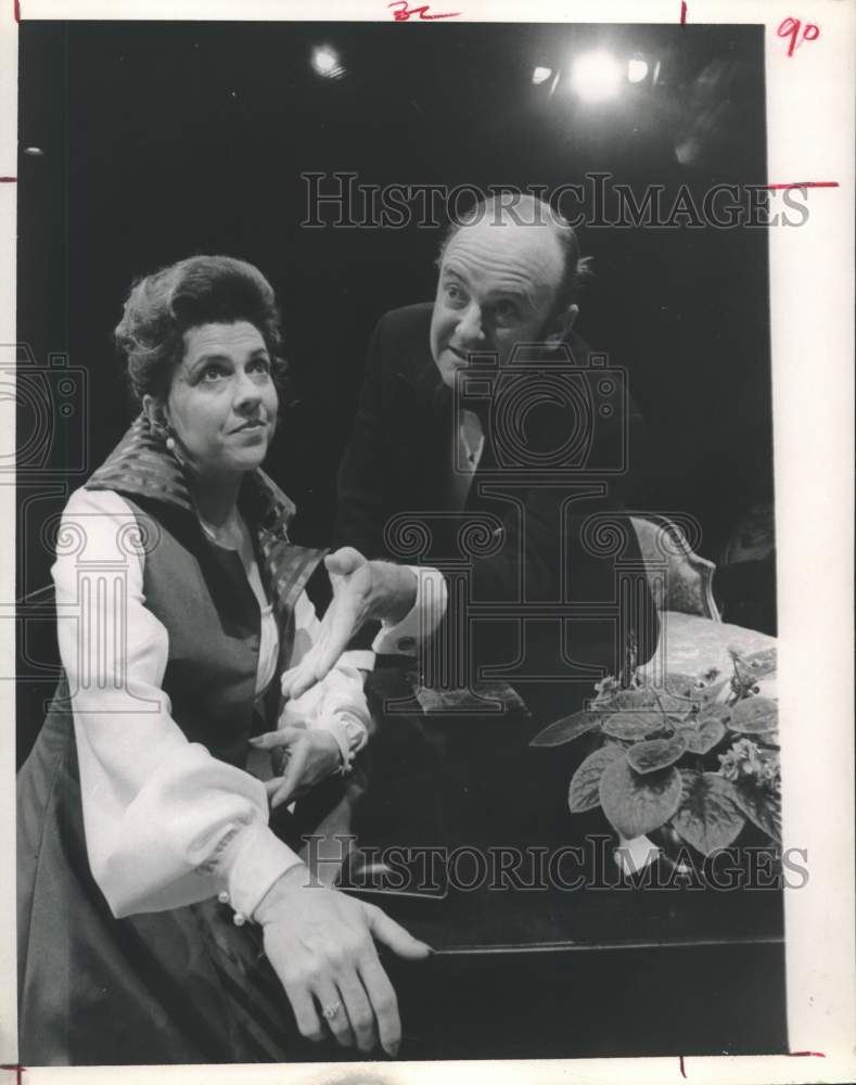 1970 Press Photo Scene from &quot;Dear Liar&quot; at Houston&#39;s Alley Theater - hcx32239- Historic Images