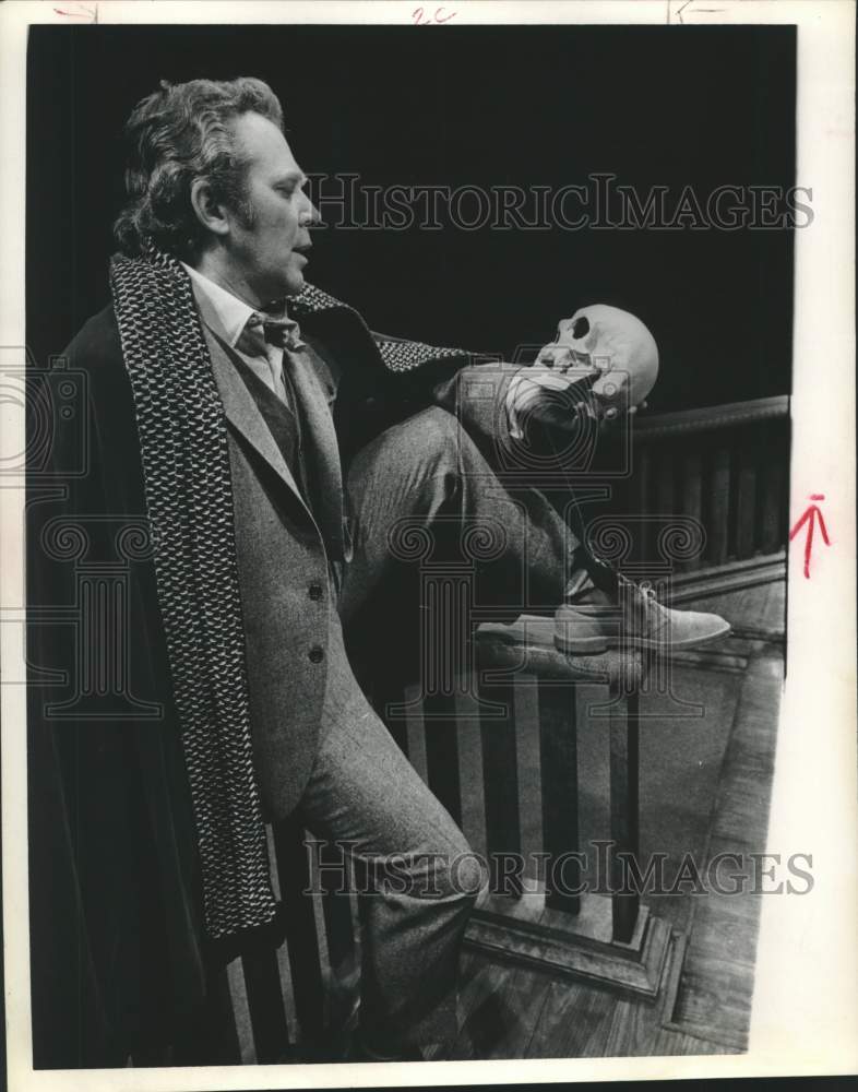 1970 Press Photo James Broderick in scene from Alley Theater's "Sandburg" - TX - Historic Images