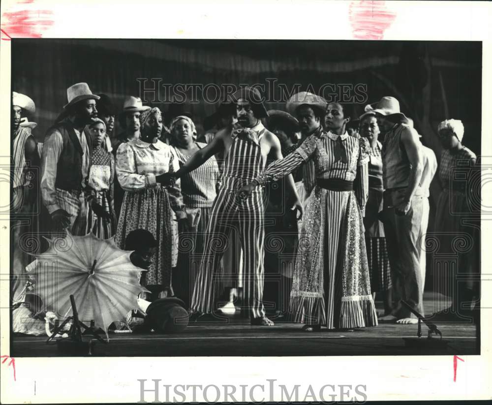 1981 Press Photo Houston Grand Opera performance of "Treemonisha" - Historic Images
