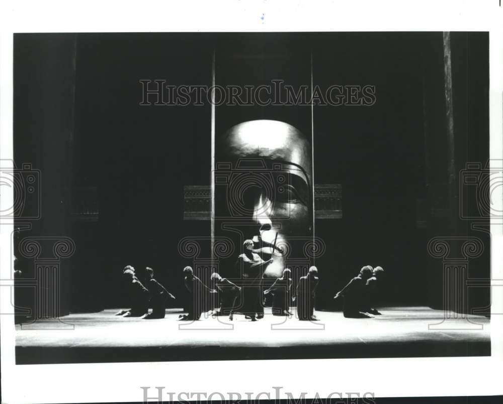 1993 Press Photo Act I, scene ii of Houston Grand Opera's production of "Aida" - Historic Images
