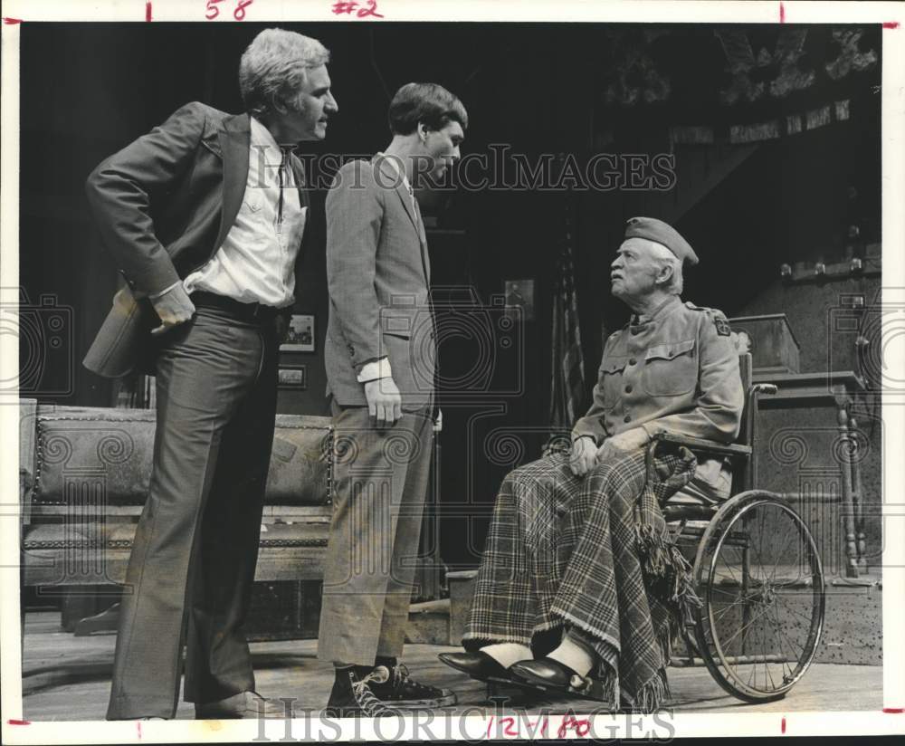 1976 Press Photo Scene from Alley Theater&#39;s &quot;White Magnolia&quot; in Houston - Historic Images