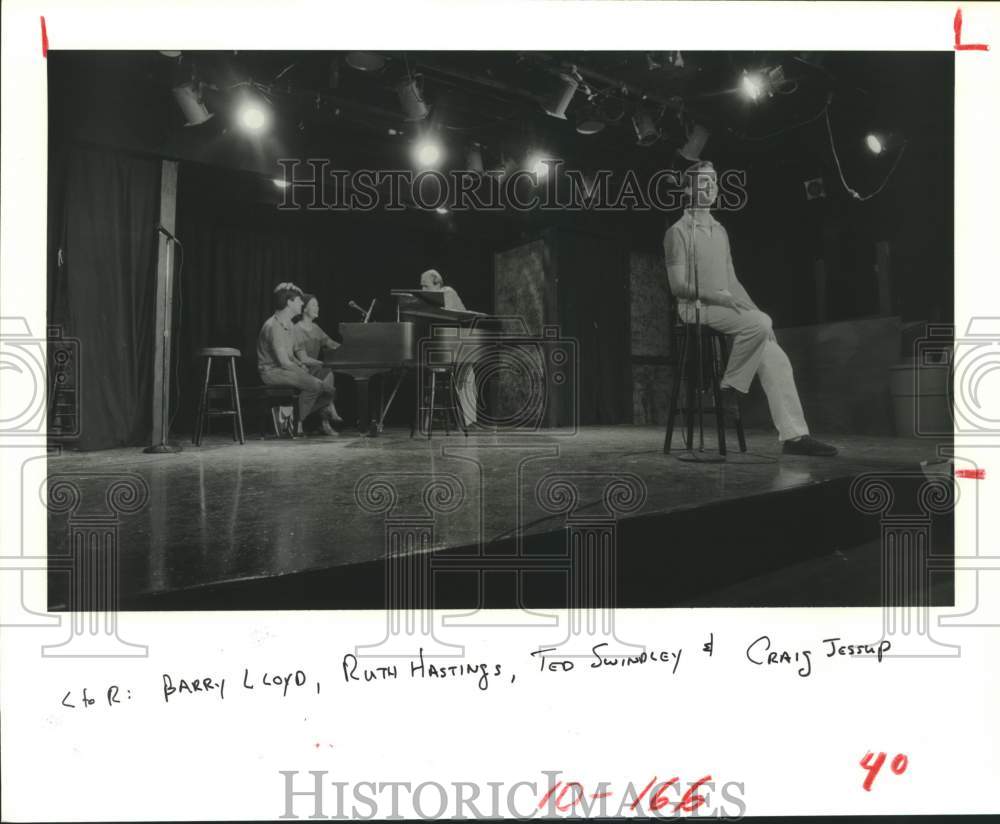 1983 Press Photo Scene from a production at Stages in Houston - Historic Images