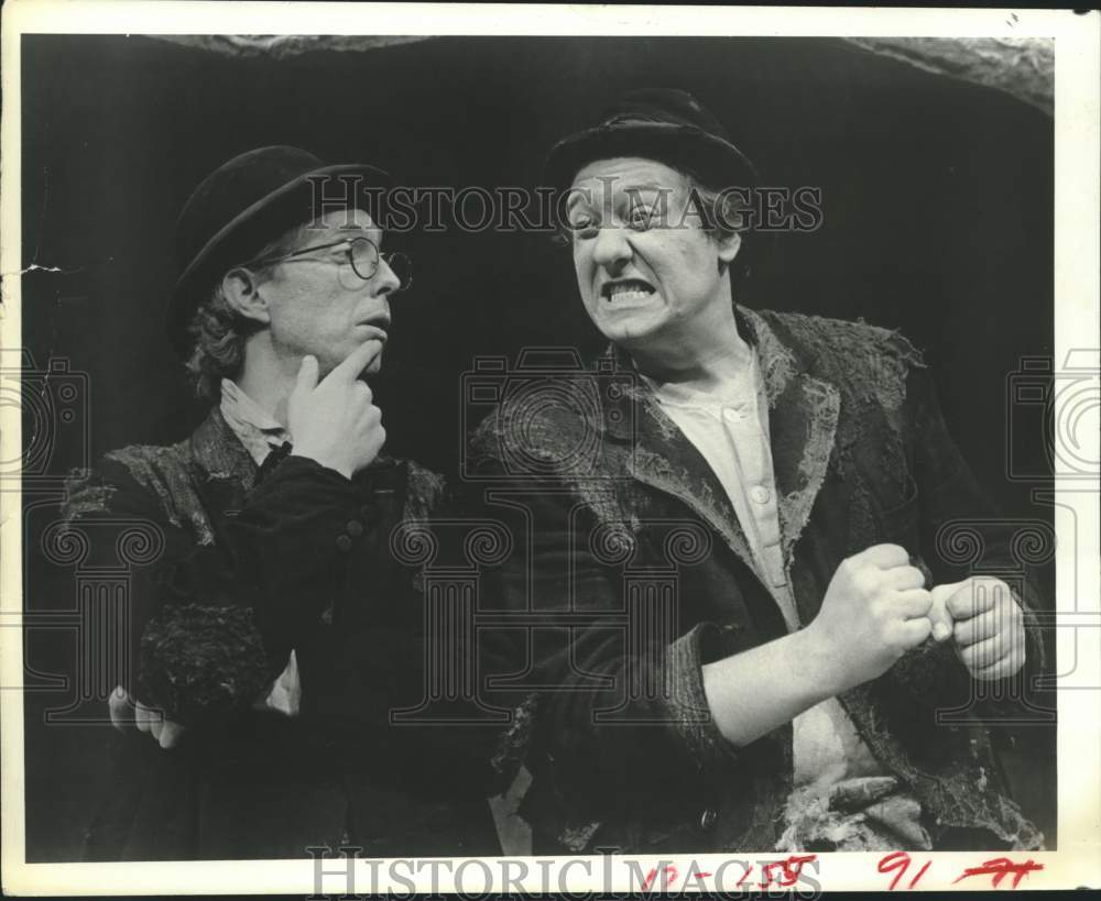 1981 Press Photo The Acting Co's "Waiting for Godot" at Alley Theater in Houston - Historic Images