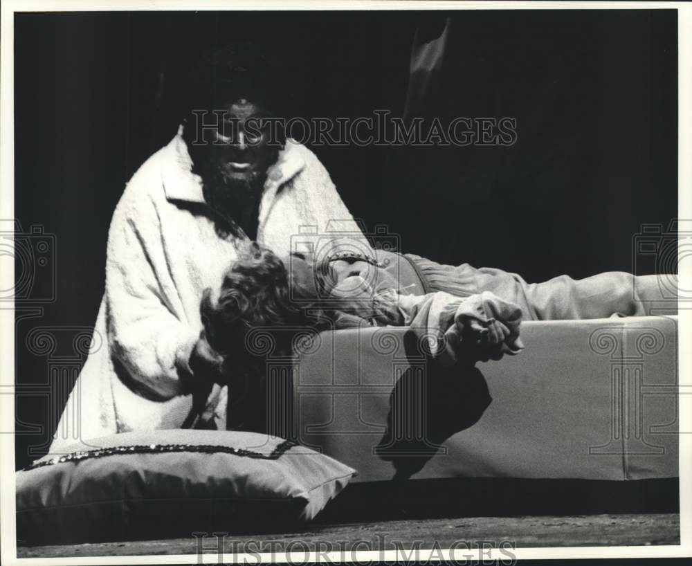 1975 Press Photo Final scene from "Otello" - Houston Grand Opera - Historic Images