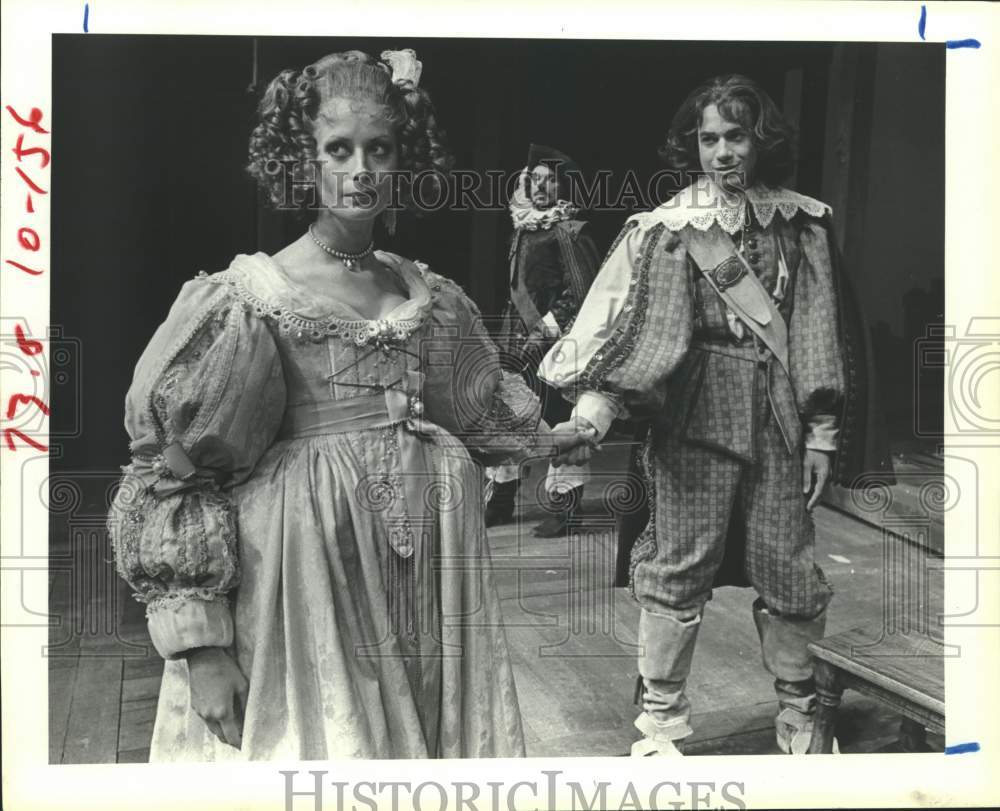 1984 Press Photo &quot;Cyrano&quot; an Alley Theater production in Houston - Historic Images