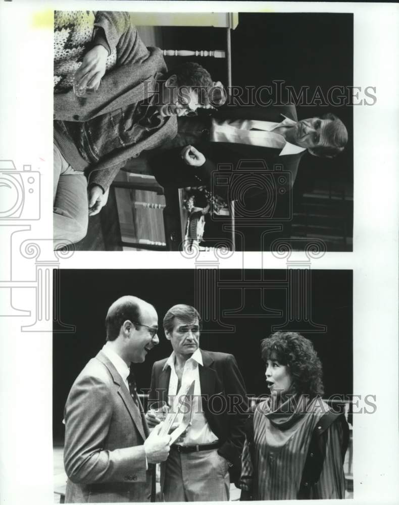 1984 Cast members of &quot;Amateurs,&quot; Alley Theater, Houston - Historic Images