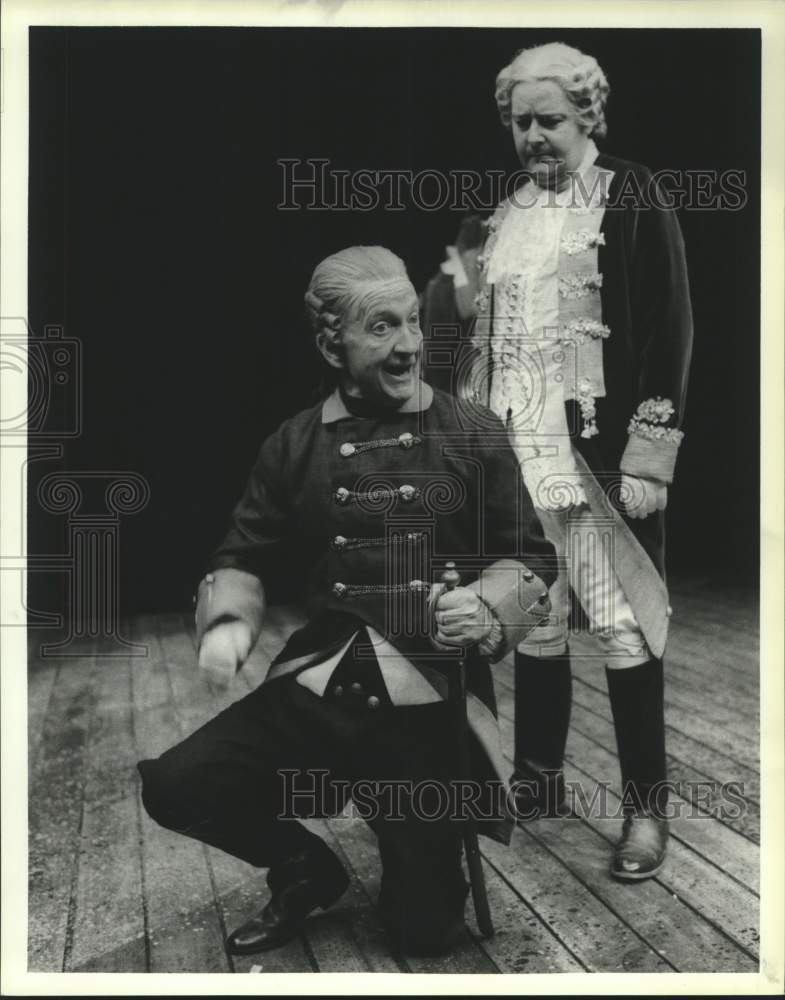 1984 Press Photo &quot;The Sorrows of Frederick&quot; plays at Nina Vance Alley Theater- Historic Images