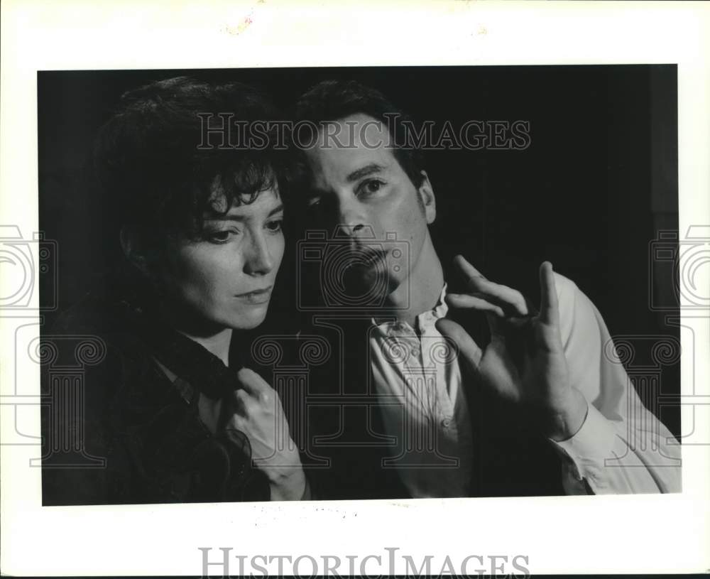 1991 Scene from "Miss Julie" at Stages Theater in Houston - Historic Images