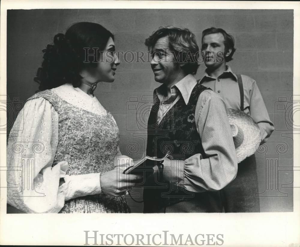 1970 Press Photo Alley Theater's "The Night Thoreau Spent in Jail" - Houston- Historic Images