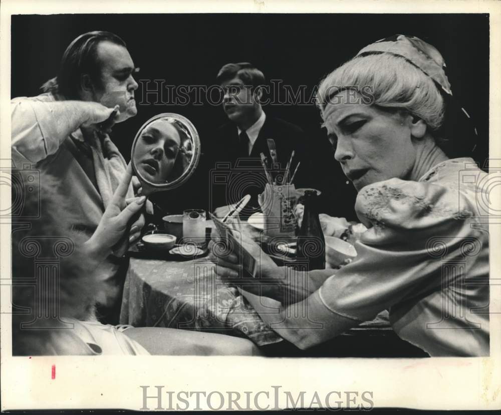 1971 Press Photo Alley Theater presentation of "Tango" in Houston - Historic Images