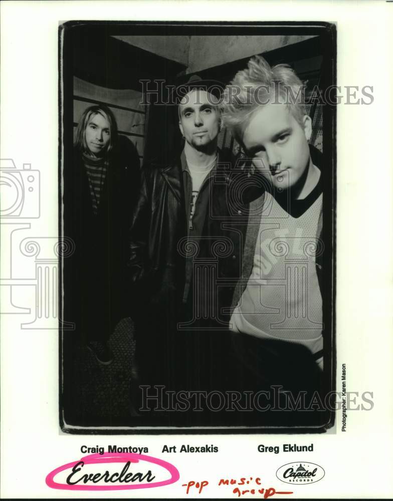 1995 Press Photo Members of music group "Everclear" - Historic Images