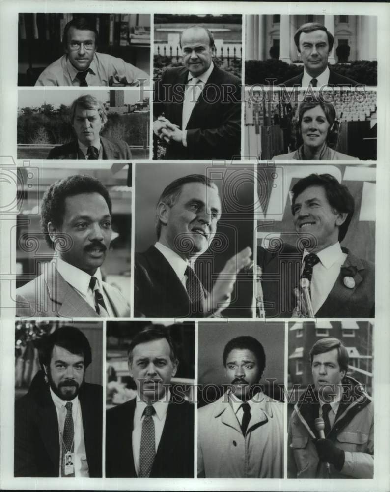 1984 Press Photo ABC News Correspondents at the Democratic National Convention - Historic Images