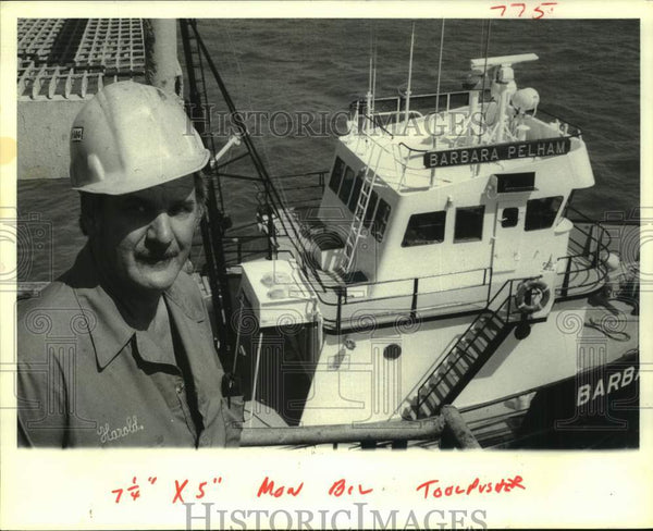 1980 Toolpusher Bobby LeJeune from the drilling rig Mr. Charlie ...