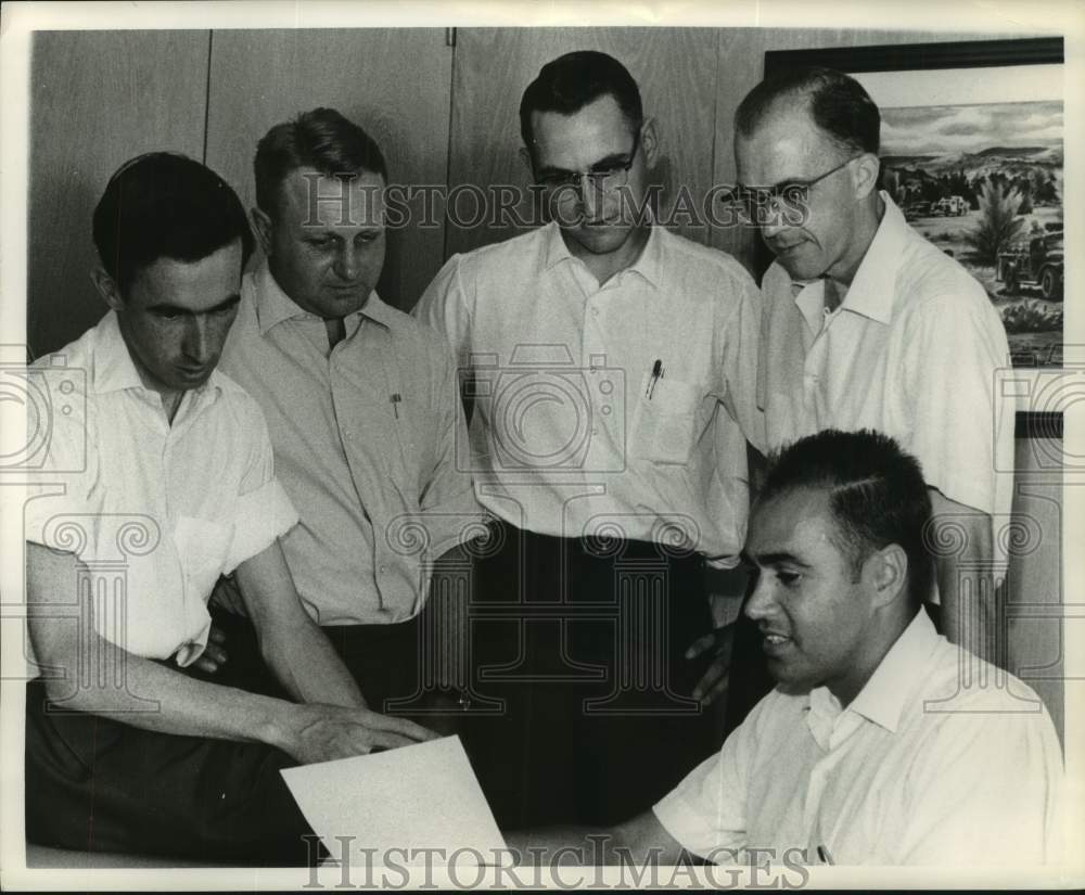 1963 Rice University Department of Space Science members, Houston-Historic Images