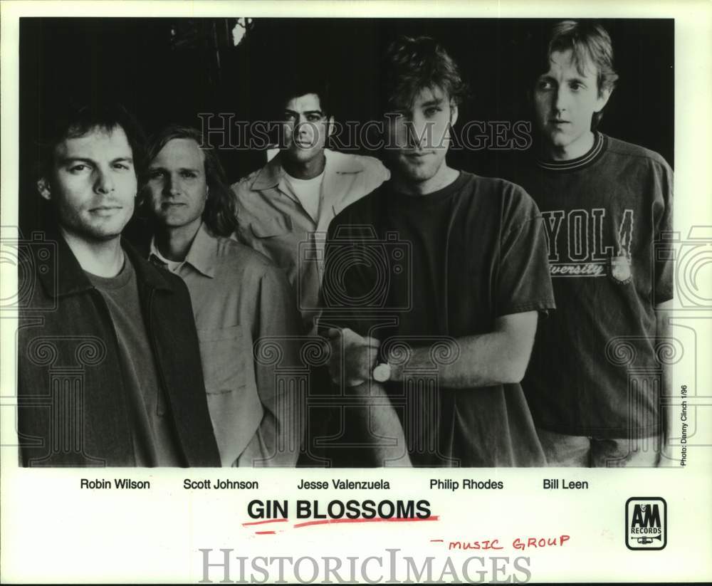 1996 Press Photo Gin Blossoms - Music group members - Historic Images