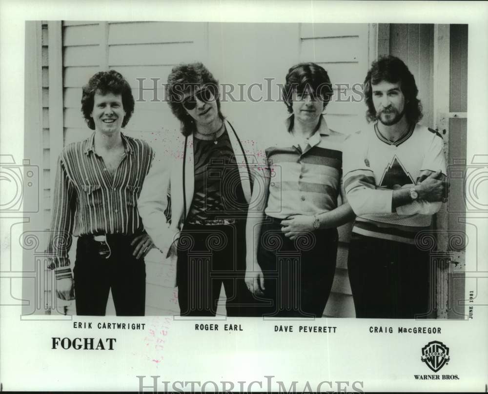 1981 Foghat - English rock band - Historic Images
