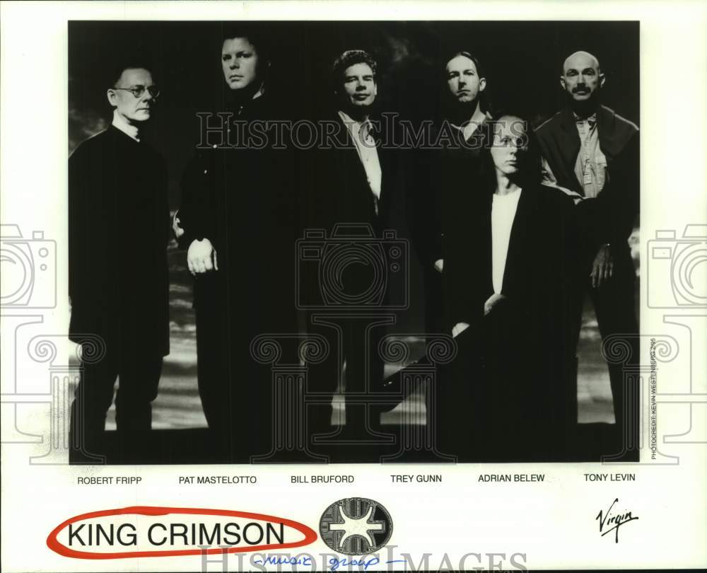 1995 Press Photo Members of the music group "King Crimson" - hcx35961 - Historic Images