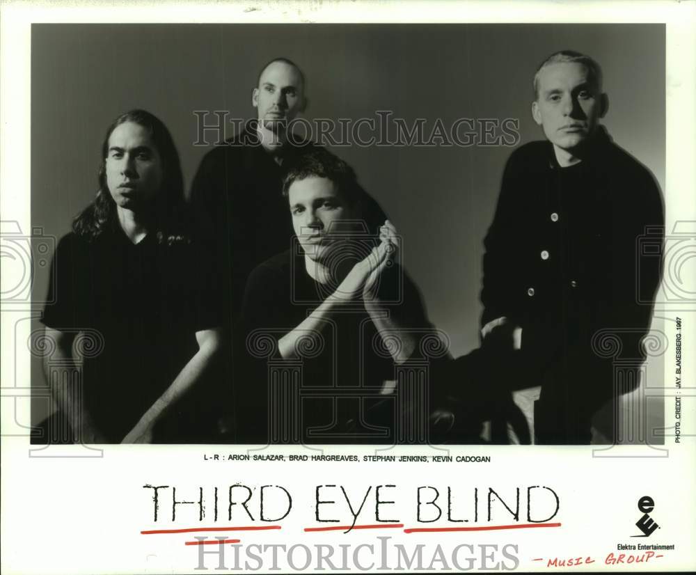 1997 Press Photo Members of the Music Group "Third Eye Blind" - Historic Images