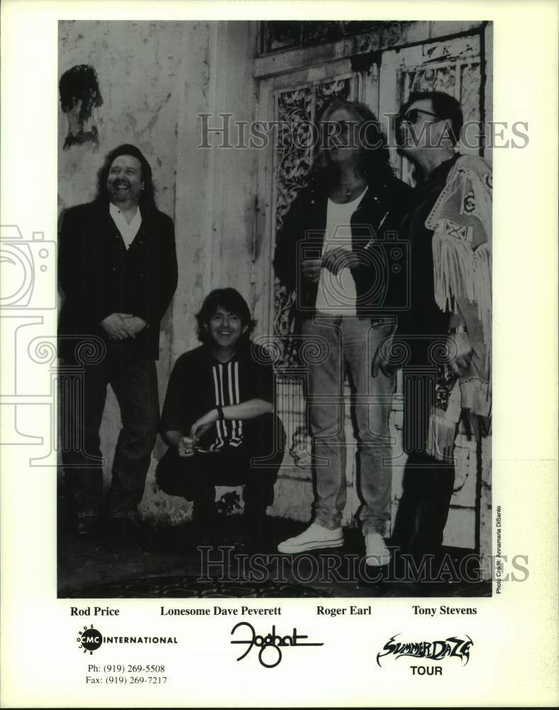 1997 Members of the Music Group "Foghat" During Summer Daze Tour - Historic Images
