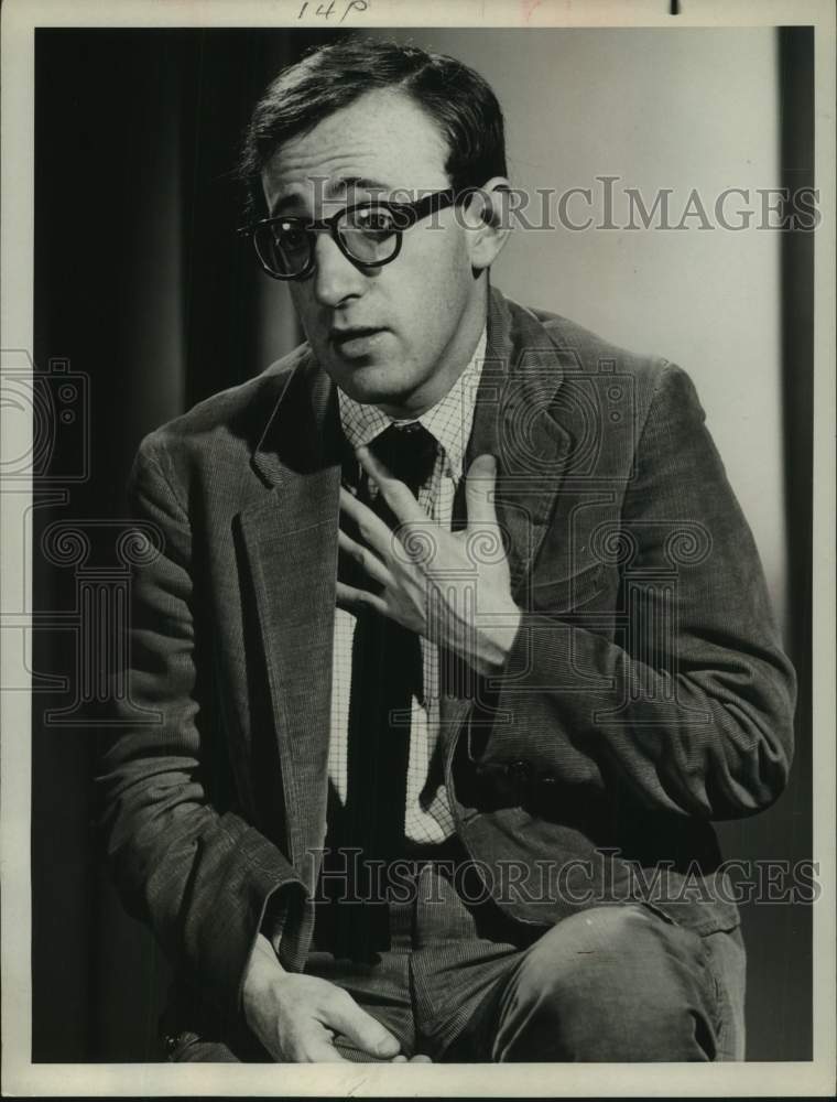1967 Woody Allen as Kraft Music Hall's Host of "Year-End Review" - Historic Images