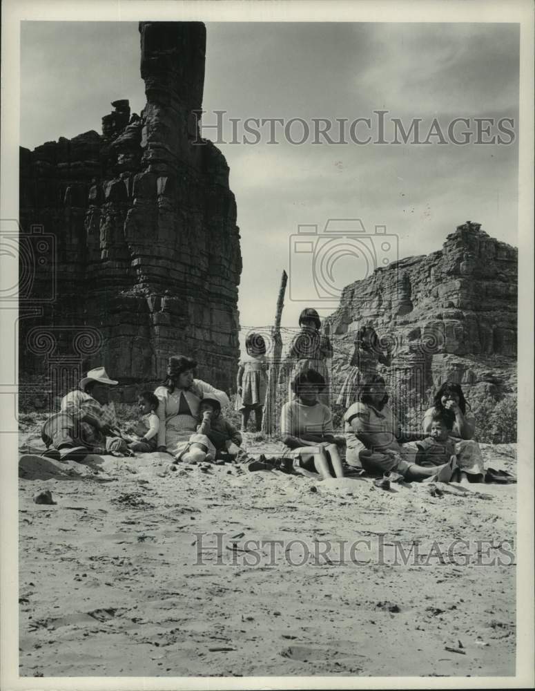 1965 Press Photo Havasupai Indians, &quot;Grand Canyon: A Journey with Joseph Krutch&quot; - Historic Images