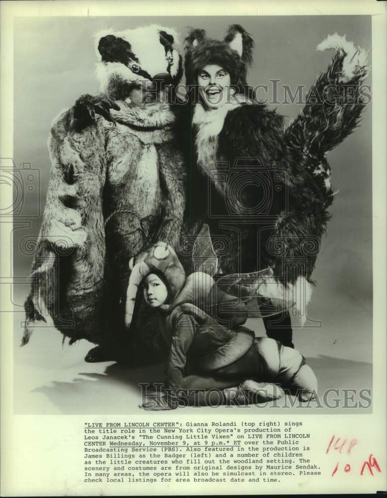 1983 Press Photo Gianna Rolandi & James Billings in the New York Opera - Historic Images