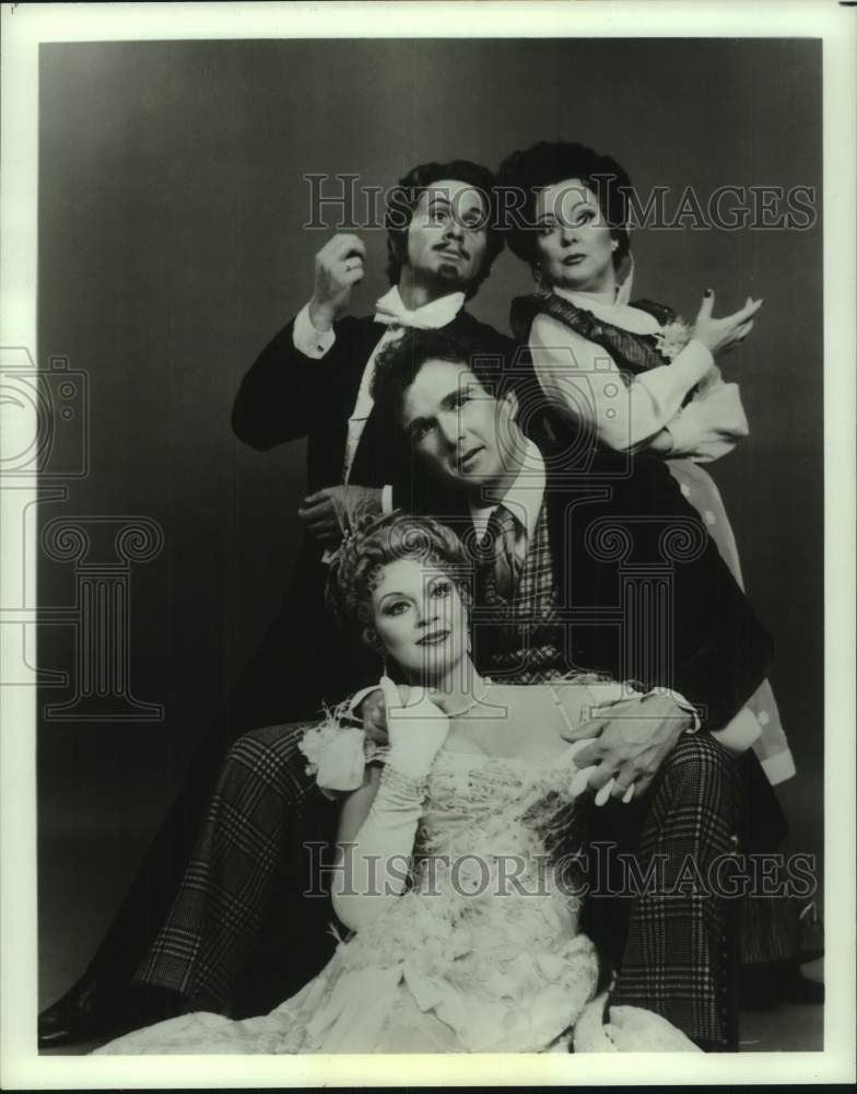 1985 Press Photo Members of the New York City Opera Perform La Rondine - Historic Images